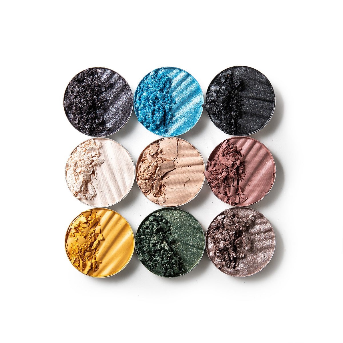 9 Colors Shades Eyeshadow Palette Earth Color Shimmer Matte Eyeshadow ...